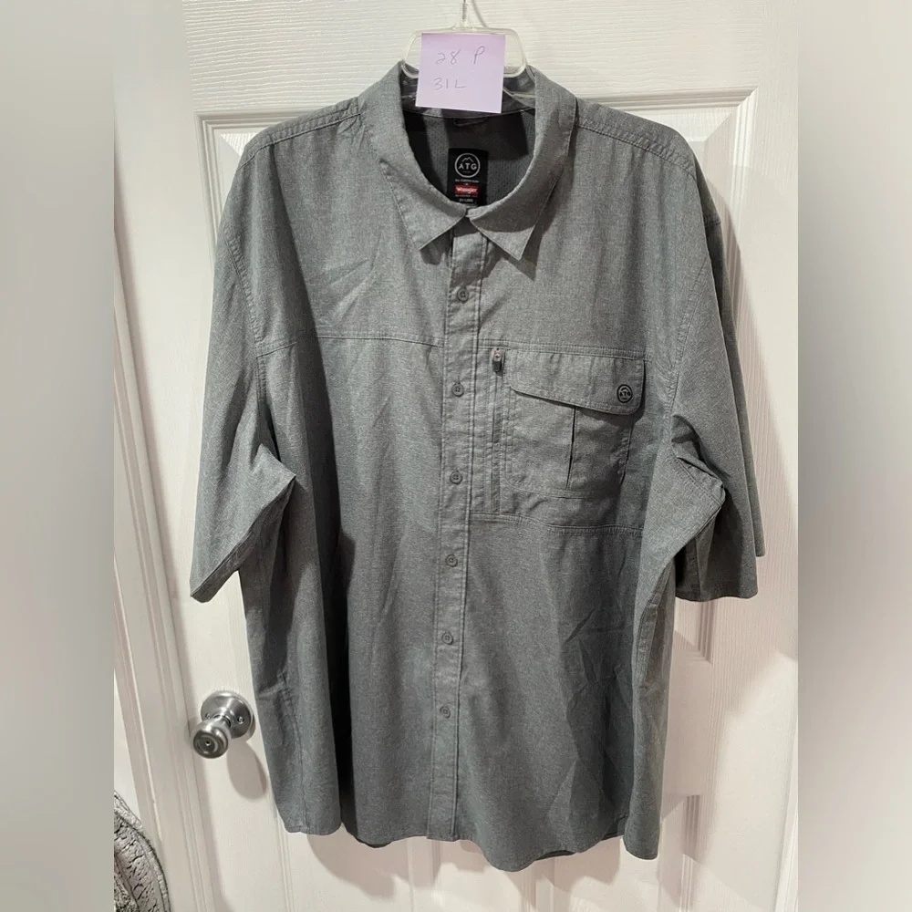 Wrangler ATG men’s shirt, gray size XXL, good condition - Picture 1 of 8